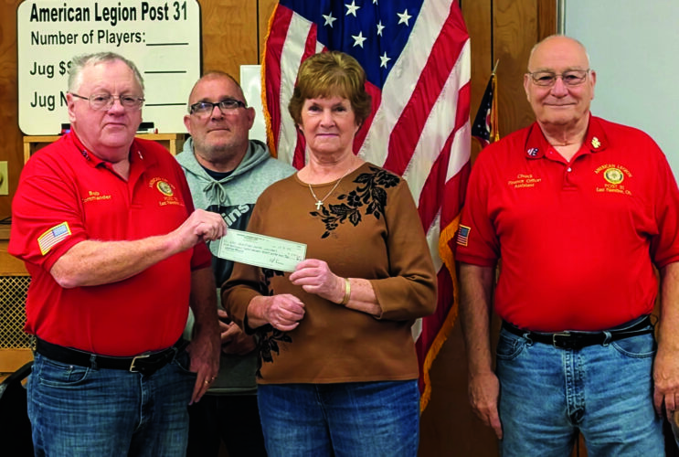 East Palestine American Legion makes donation to Social Concerns